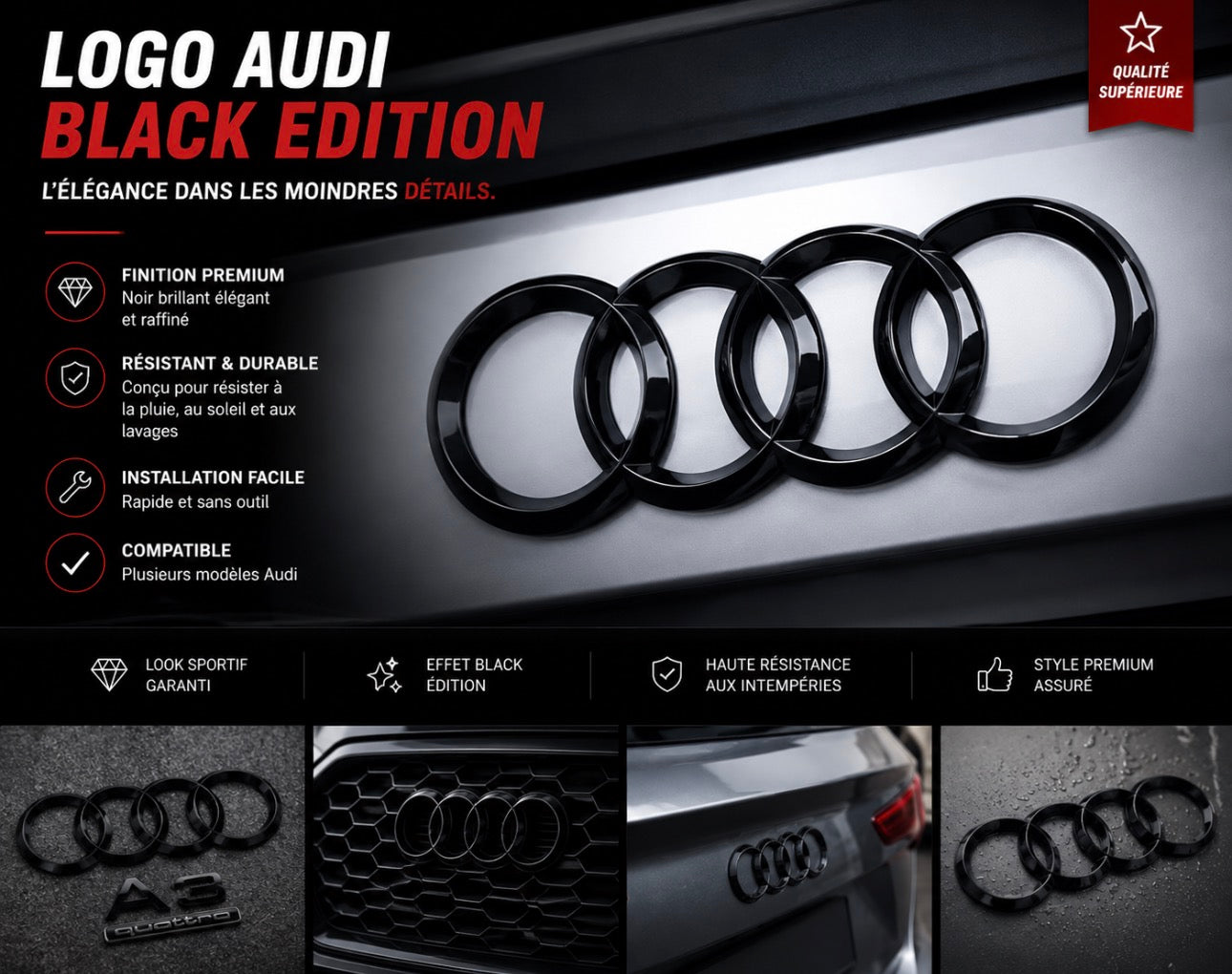 Kit complet LOGO AUDI