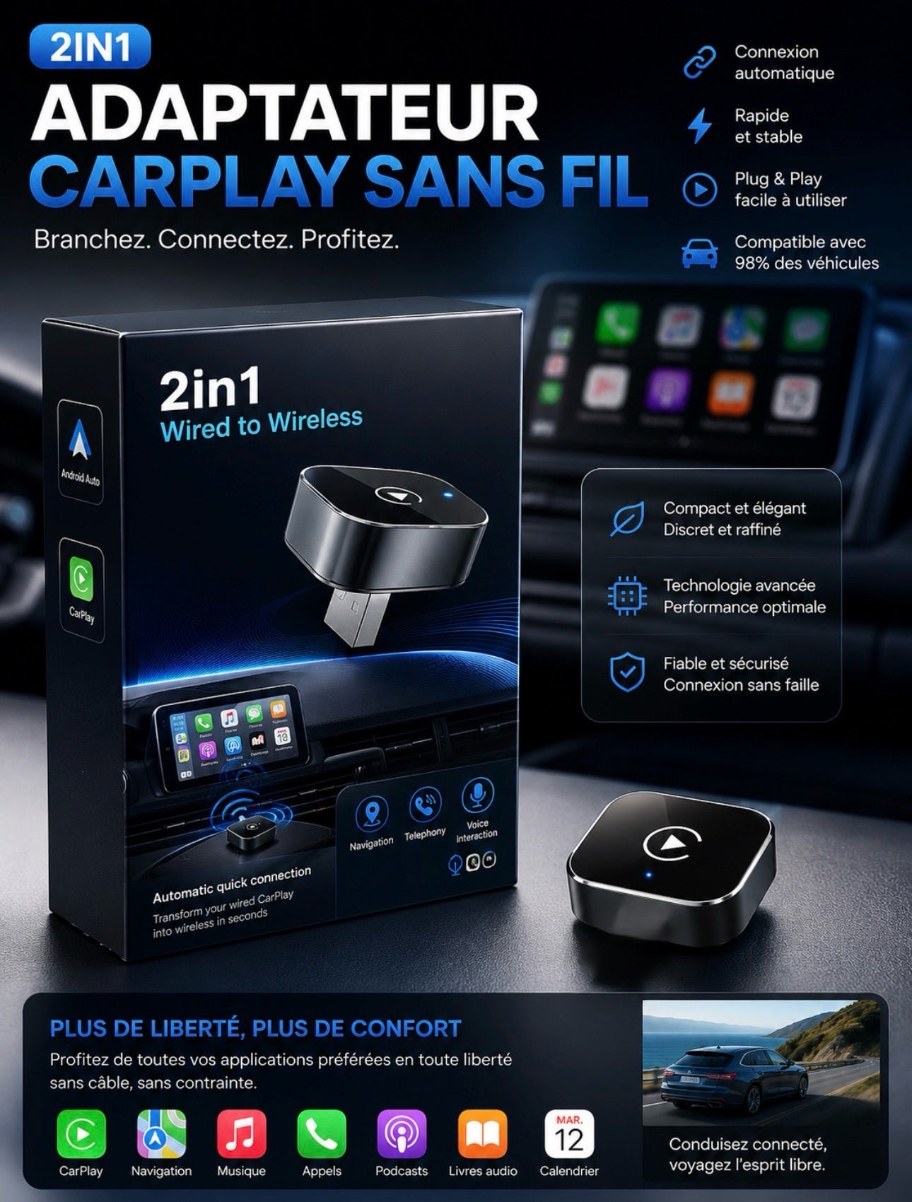 CarPlay sans fil