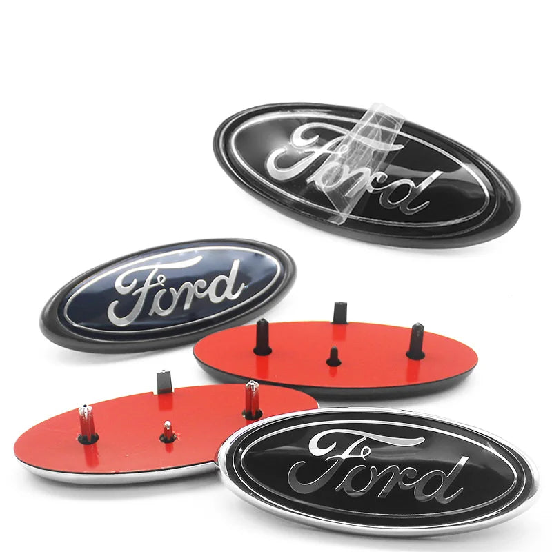 Logo avant et arrière pour Ford Mondeo Focus Fusion MK2 MK4 F150 F250 Everest Escape, accessoires, emblème, calandre, capot, coffre, badge