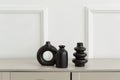 3 Vases bohème en céramique